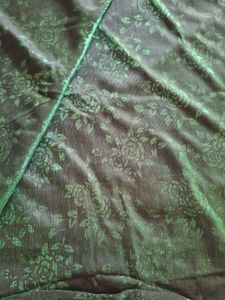 Elegant Green Floral Saree