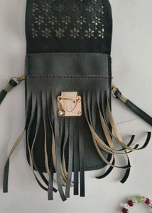 Tiara Headband, Bracelet and black purse