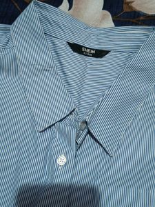 Oversized Classic Blue striped shirt