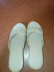 Embellished Slip-On Sandals