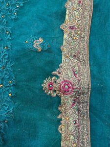 Party Wear Net Saree With Blouse