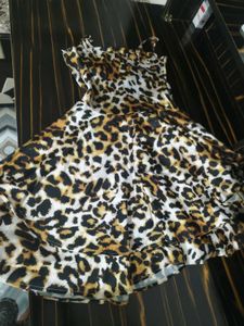 Leopard Print Slip Dress