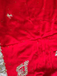 Red Embroidered bridal