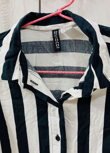 Striped Button-Down Shirt