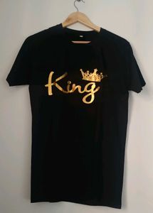 King Graphic Black T-Shirt