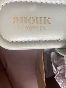 Mirror Pearl Mint Green Flat Sandals