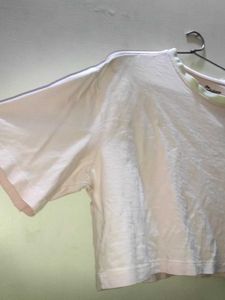 Soft Pink crop T-Shirt