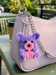 Cute Teddy Bear Keychain