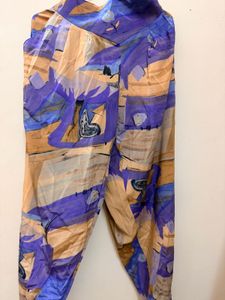Abstract Print Palazzo Pants