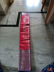 Elegant Red & Purple Saree