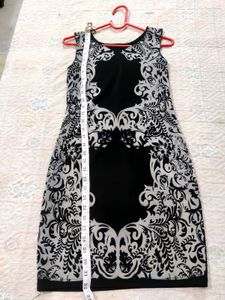 Chic Black &amp; Gray Bodycon Dress