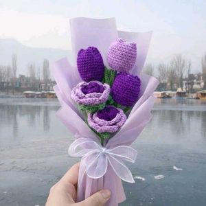 Crochet Flower Bouquet - Unique Gift