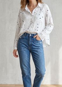 White Star Print Shirt