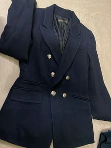 Navy Double Breasted Blazer