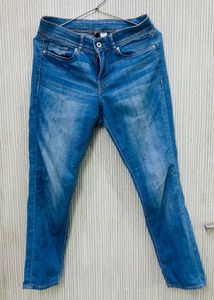 H&M Straight Blue Denim Jeans