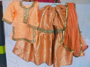 Pakistani gharara suit.