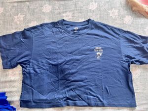 Blue Graphic T-Shirt with Pinocchio Print