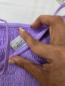 purple beach top