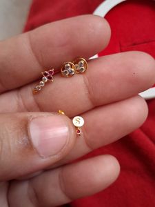 Elegant Gold Nose Pins Set