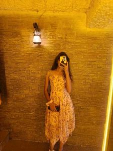 Women Printed Georgett Dress