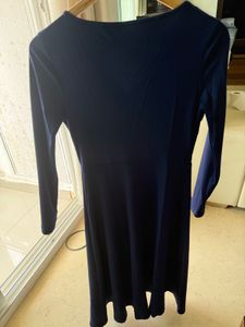 🌿Savana - Navy Blue Midi Dress - 32” 33”