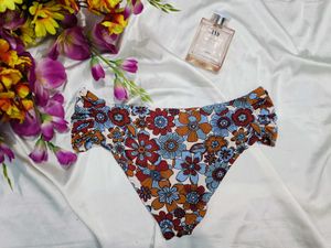 🇳🇿💫🎀Retro Floral Print Bikini Bottom
