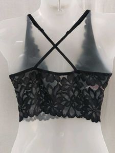 Lace Bralette - Black