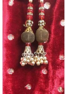 Elegant Black &amp; Maroon Kurta Set