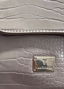 Chic Crocodile Embossed Shoulder Bag