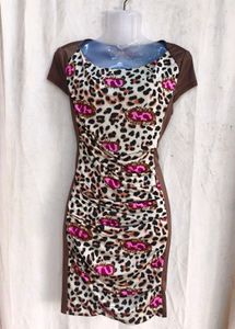 Leopard Print Bodycon Mini Dress