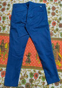 Blue Casual Trousers