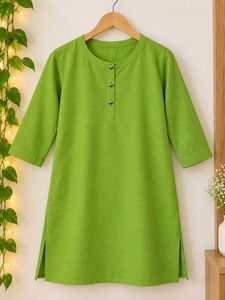 Vibrant Green Kurta