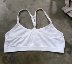 Calvin Klein White Sports Bra