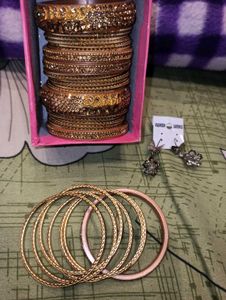 New Bangle Set with Earrings