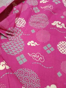 Fab india red printed casual shirts