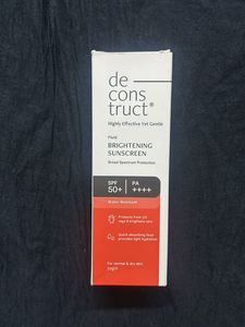 Deconstruct Brightening Sunscreen SPF 50+