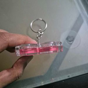 Cute Butterfly lipgloss and blush in one Keychain