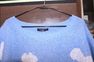 Cow Landscape Knit Sweater