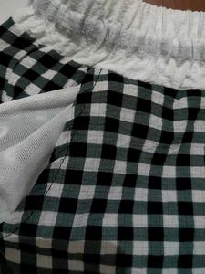 Chic Checkered Palazzo Pants