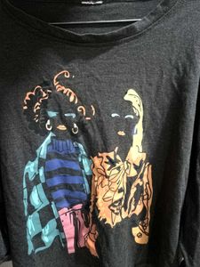 Graphic Print Oversized T-Shirt