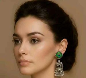 5 Stunning ocidized Jhumka Earring Set