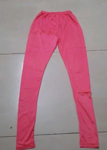 Bright Pink Ethnic Leggings