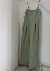 Jumpsuit- Sage green Wide-Leg Jumpsuit