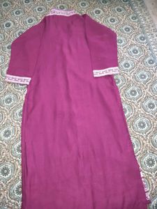 Embroidered Kurti Set