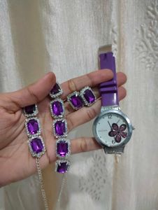 Jewellery Set and Watch