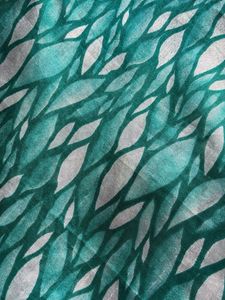 Elegant Teal Saree with Intricate Border