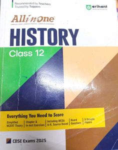 All in One History Class 12 - CBSE Exams 2025