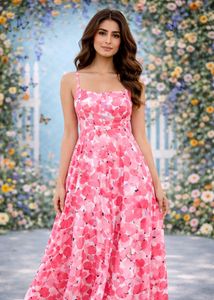 Floral Print Summer Dress