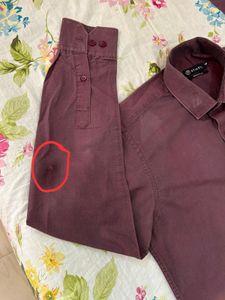 Men's Cotton Rich Formal Shirt (M)