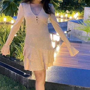 Beige Dress w free delivery